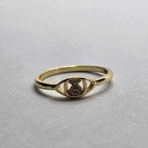 Tous Good Vibes Eye Ring Size 7